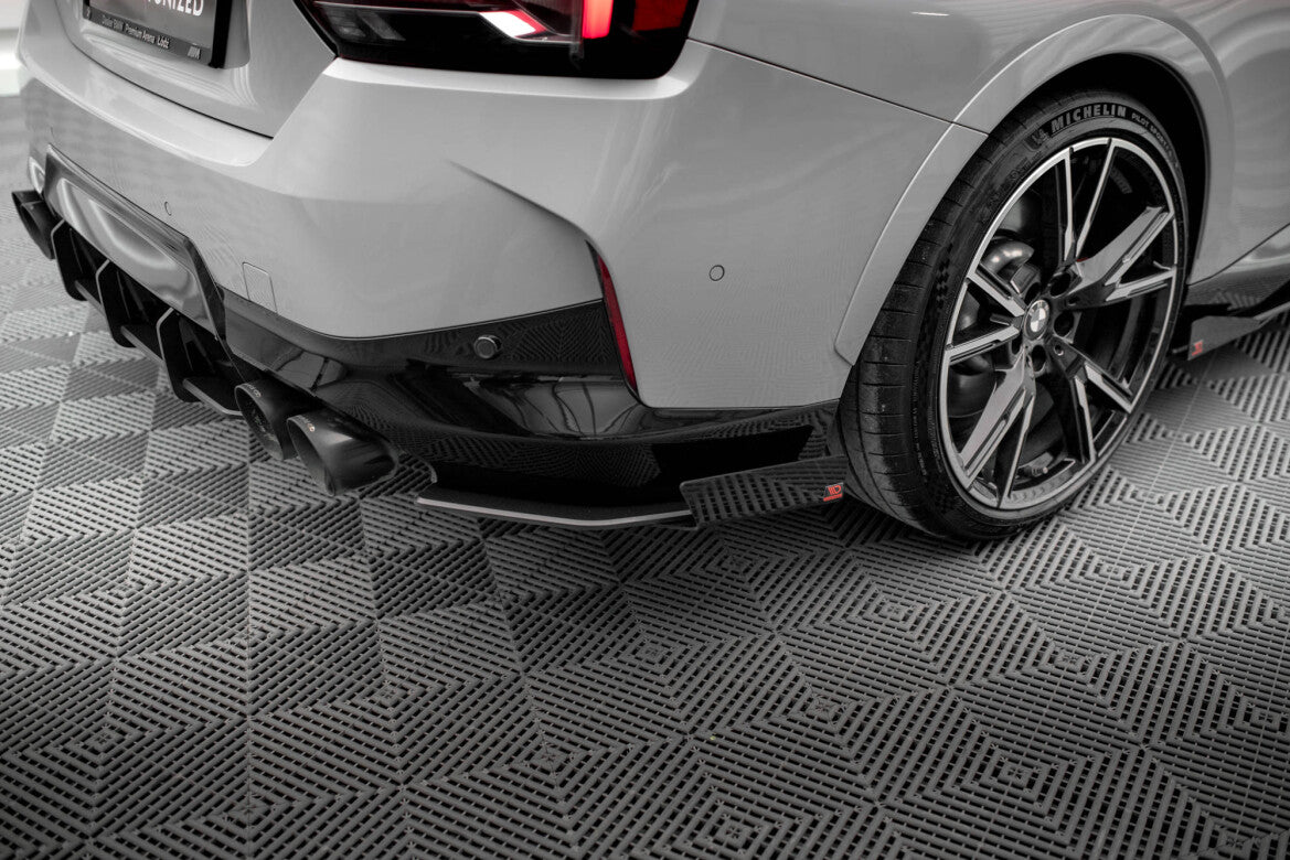 Street Pro Diffusor Flaps passend für BMW 2 Coupe M240i G42 schwarz matt + Hochglanz Flaps