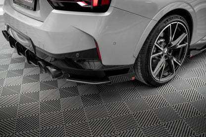 Street Pro Diffusor Flaps passend für BMW 2 Coupe M240i G42 schwarz matt + Hochglanz Flaps