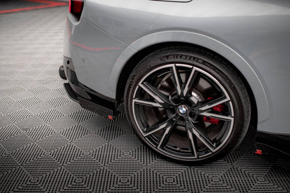 Street Pro Diffusor Flaps passend für BMW 2 Coupe M240i G42 schwarz matt + Hochglanz Flaps