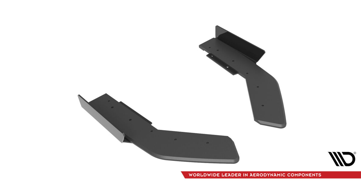 Street Pro Diffusor Flaps passend für BMW 2 Coupe M240i G42 schwarz matt + Hochglanz Flaps