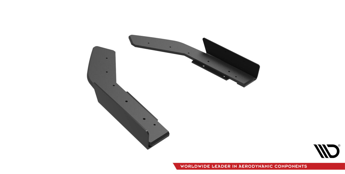 Street Pro Diffusor Flaps passend für BMW 2 Coupe M240i G42 schwarz matt + Hochglanz Flaps