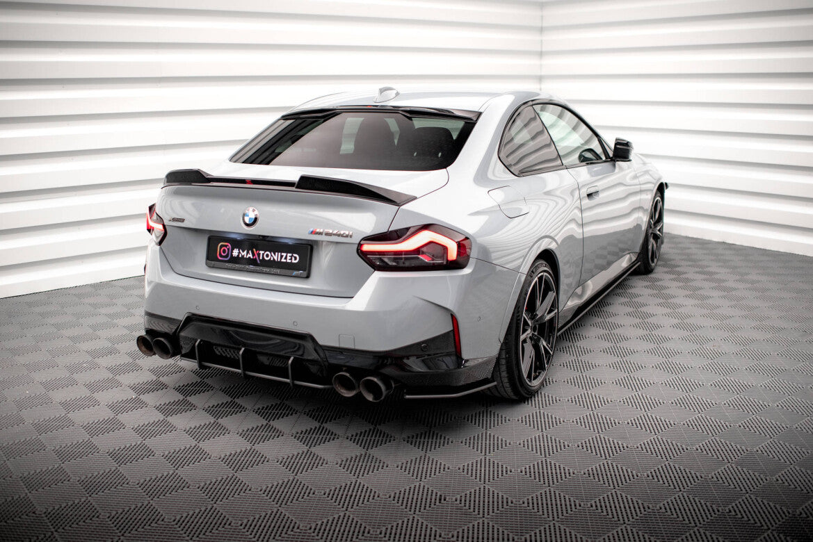 Street Pro Diffusor Flaps passend für BMW 2 Coupe M240i G42 schwarz matt