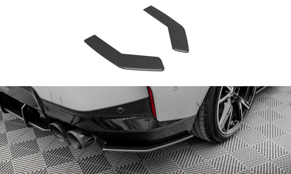 Street Pro Diffusor Flaps passend für BMW 2 Coupe M240i G42 schwarz matt