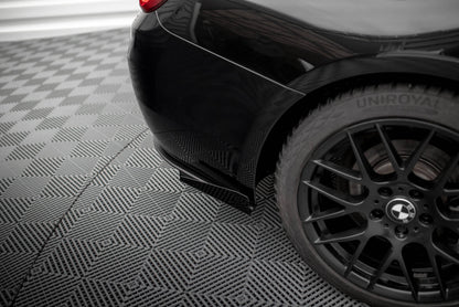 Street Pro Diffusor Flaps passend für BMW 4er Gran Coupe F36 schwarz matt + Hochglanz Flaps