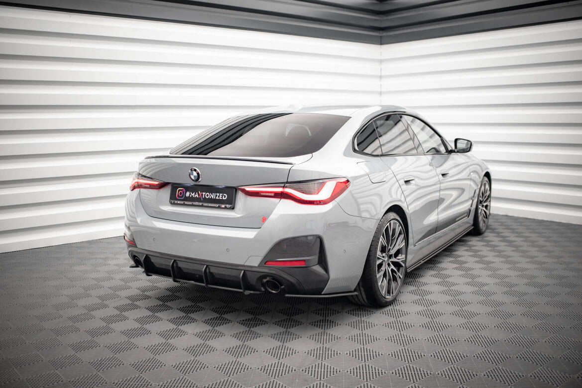 Street Pro Diffusor Flaps passend für BMW 4er Gran Coupe M-Paket G26 schwarz matt