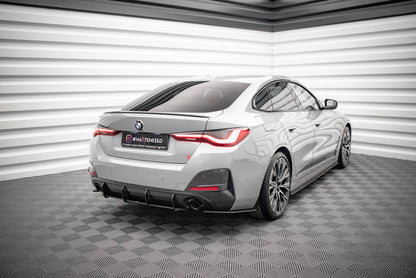 Street Pro Diffusor Flaps passend für BMW 4er Gran Coupe M-Paket G26 schwarz matt