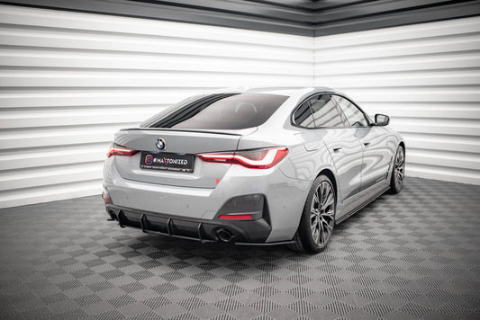 Street Pro Diffusor Flaps passend für BMW 4er Gran Coupe M-Paket G26 schwarz matt