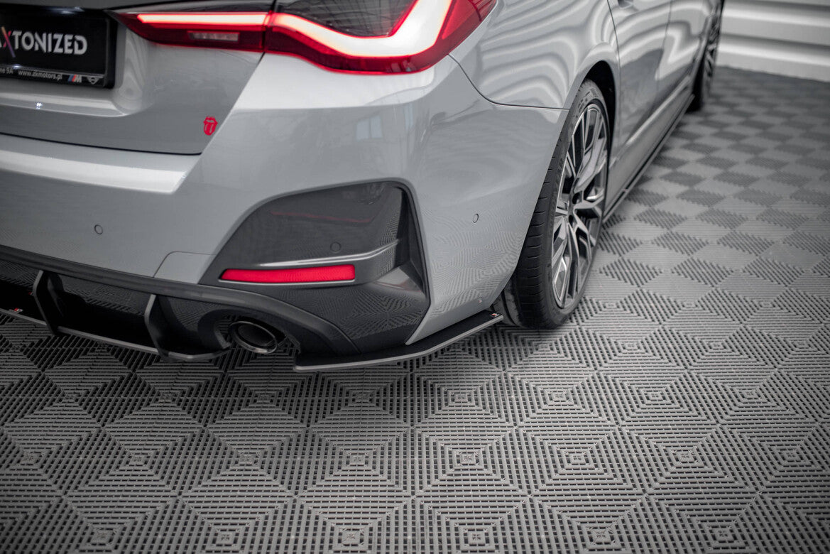 Street Pro Diffusor Flaps passend für BMW 4er Gran Coupe M-Paket G26 schwarz matt