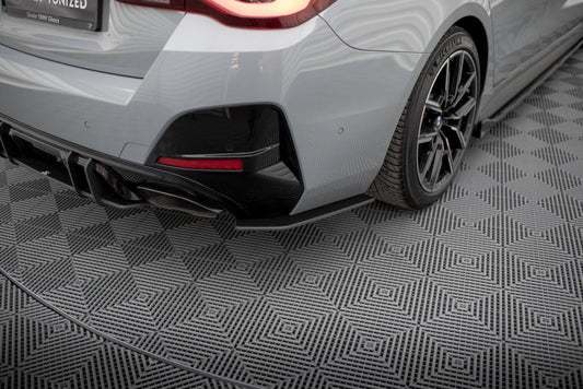 Street Pro Diffusor Flaps passend für BMW 4er Gran Coupe M440i G26 schwarz matt