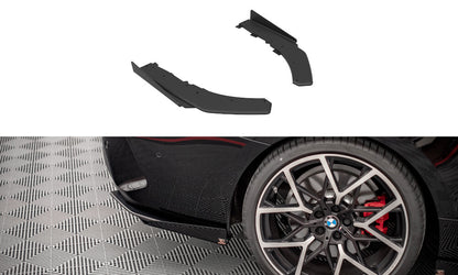 Street Pro Diffusor Flaps passend für BMW 4er M-Paket G22 / G23 / G22 FL / G23 FL schwarz matt + Hochglanz Flaps