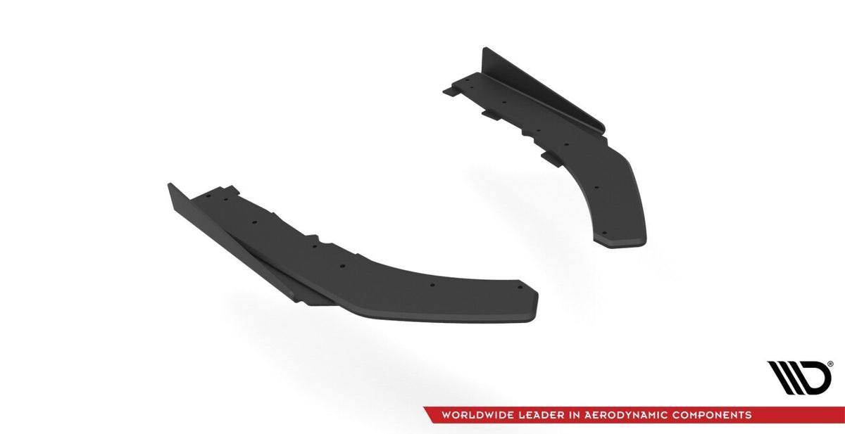 Street Pro Diffusor Flaps passend für BMW 4er M-Paket G22 / G23 / G22 FL / G23 FL schwarz matt + Hochglanz Flaps