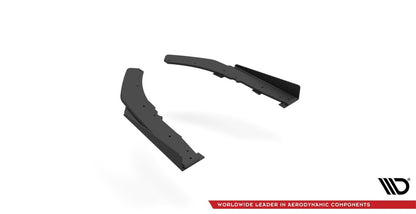 Street Pro Diffusor Flaps passend für BMW 4er M-Paket G22 / G23 / G22 FL / G23 FL schwarz matt + Hochglanz Flaps
