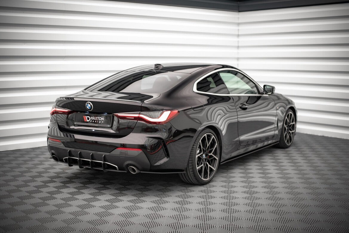 Street Pro Diffusor Flaps passend für BMW 4er M-Paket G22 / G23 / G22 FL / G23 FL schwarz matt