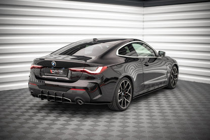 Street Pro Diffusor Flaps passend für BMW 4er M-Paket G22 / G23 / G22 FL / G23 FL schwarz matt