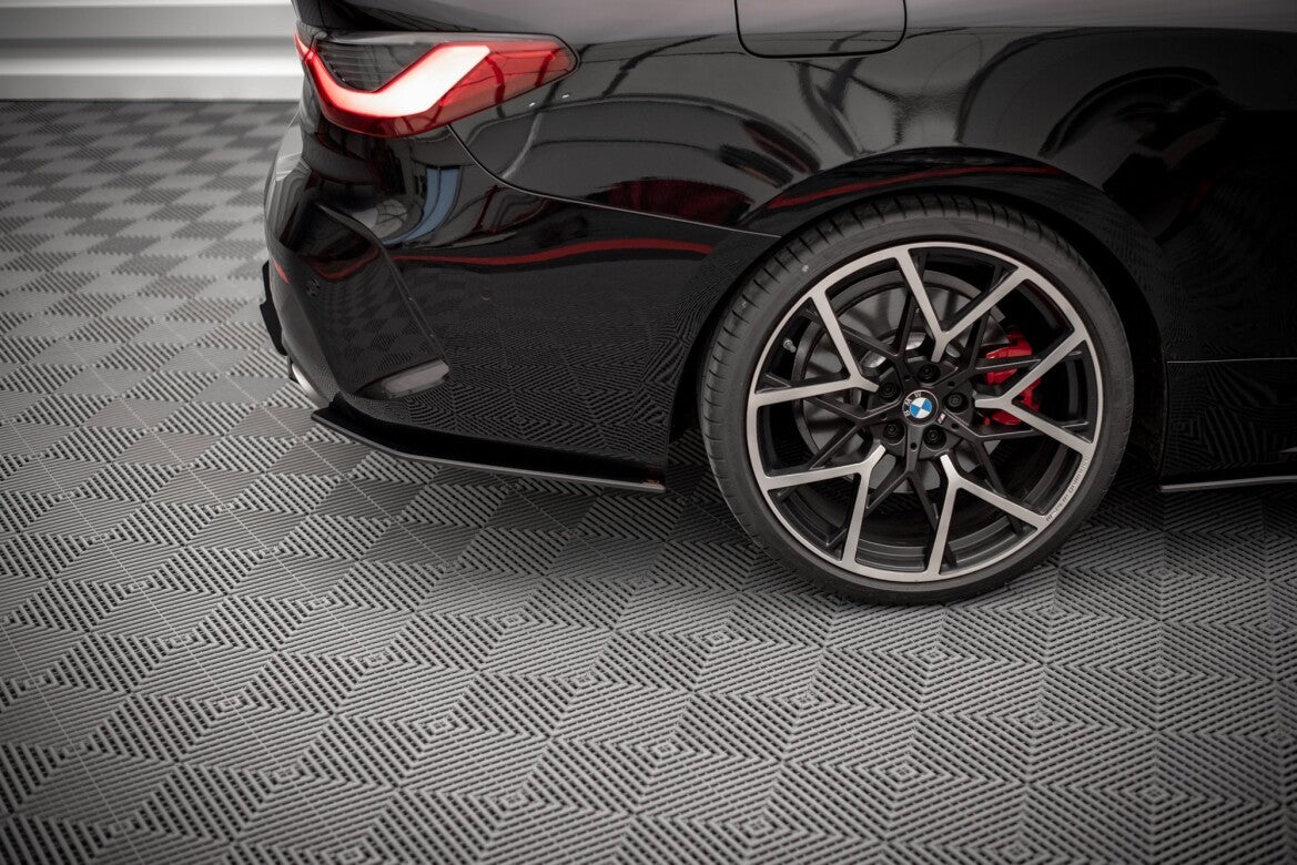 Street Pro Diffusor Flaps passend für BMW 4er M-Paket G22 / G23 / G22 FL / G23 FL schwarz matt