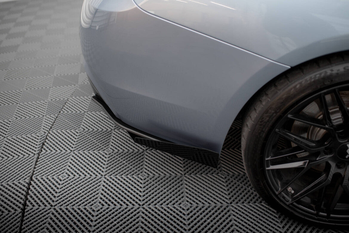 Street Pro Diffusor Flaps passend für BMW 4er35i Coupe M-Paket F32 schwarz matt + Hochglanz Flaps