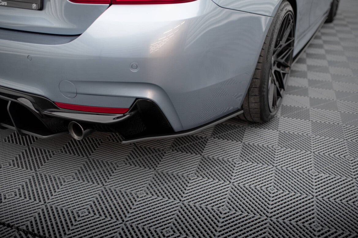 Street Pro Diffusor Flaps passend für BMW 4er35i Coupe M-Paket F32 schwarz matt