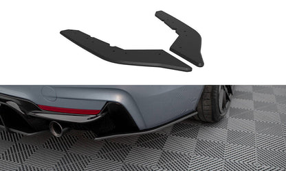 Street Pro Diffusor Flaps passend für BMW 4er35i Coupe M-Paket F32 schwarz matt