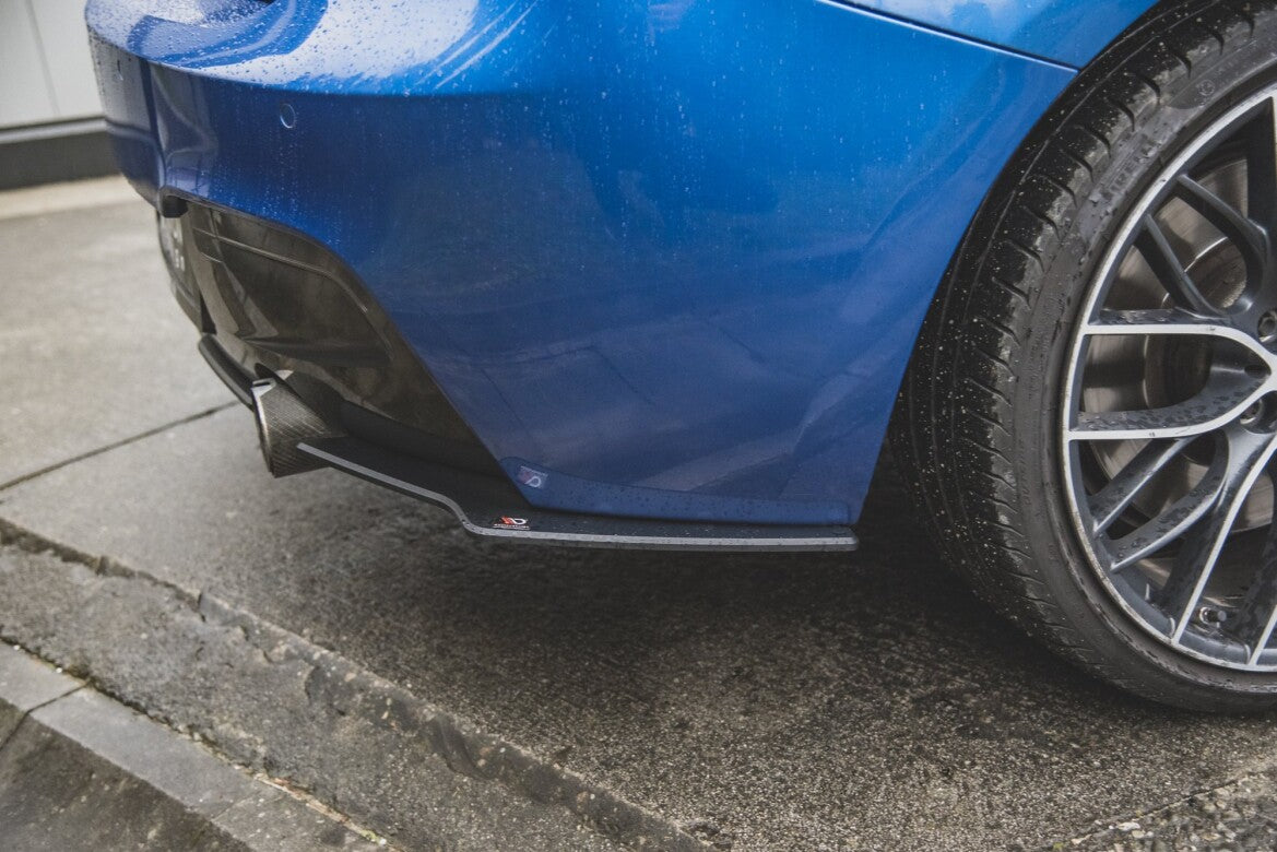 Street Pro Diffusor Flaps passend für BMW M135i F20 schwarz matt