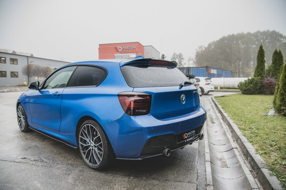 Street Pro Diffusor Flaps passend für BMW M135i F20 schwarz matt