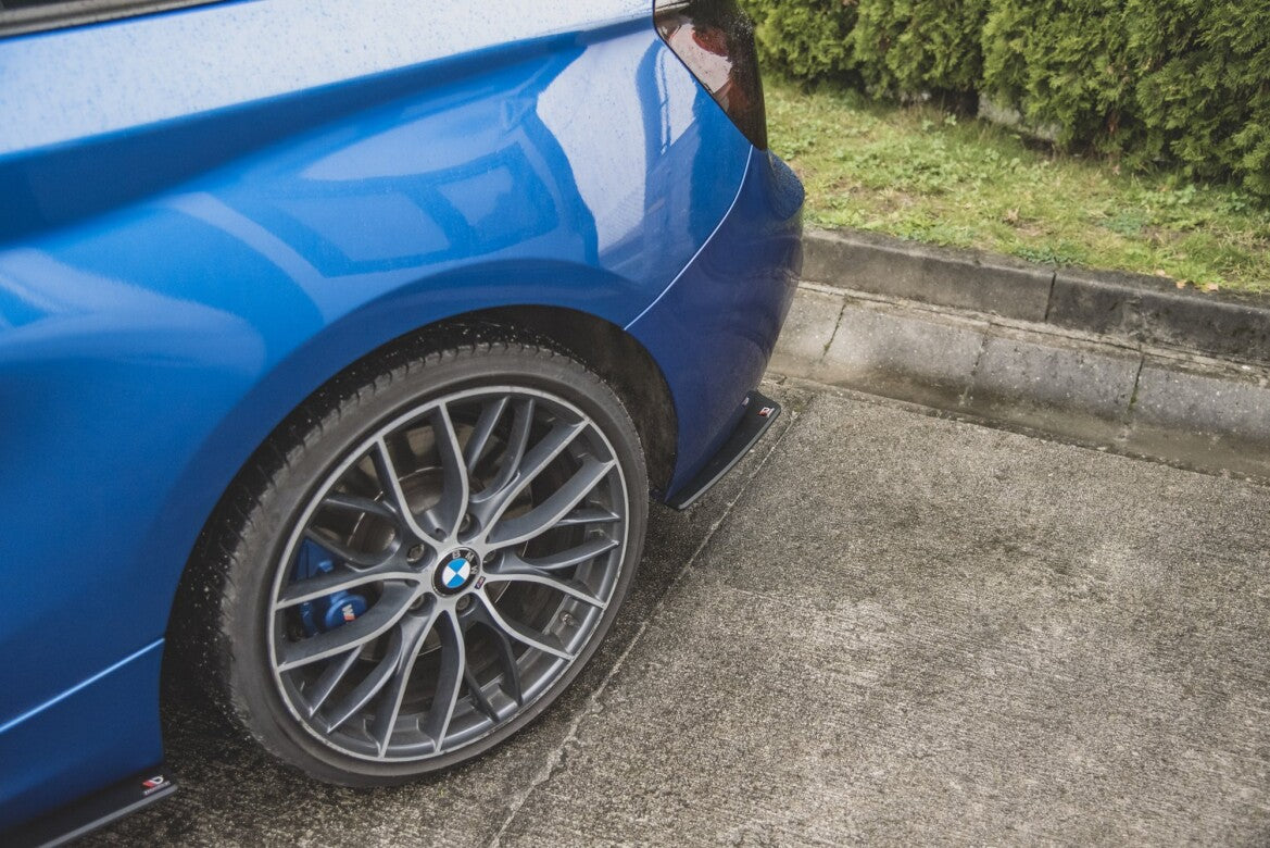Street Pro Diffusor Flaps passend für BMW M135i F20 schwarz matt