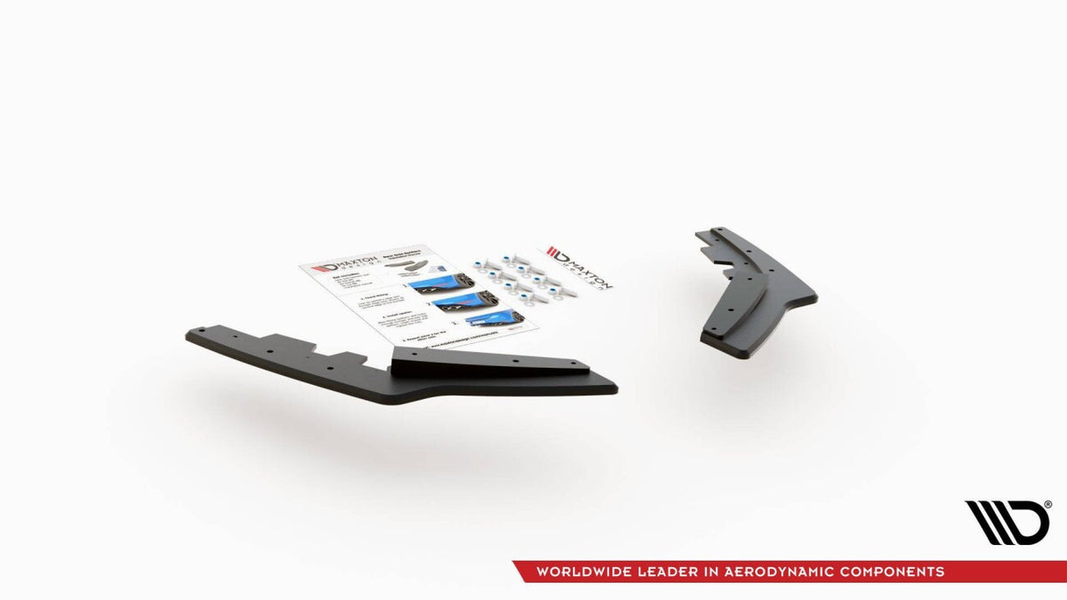 Street Pro Diffusor Flaps passend für BMW M135i F20 schwarz matt