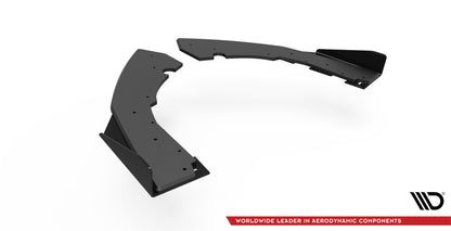 Street Pro Diffusor Flaps passend für BMW M2 F87 schwarz matt + Hochglanz Flaps