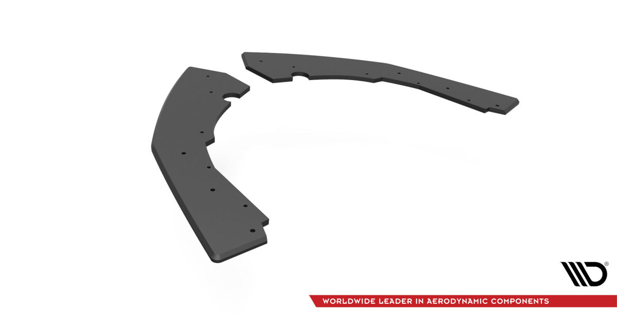 Street Pro Diffusor Flaps passend für BMW M2 F87 schwarz matt