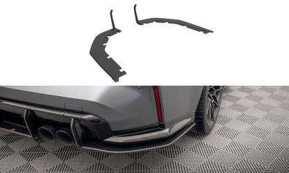Street Pro Diffusor Flaps passend für BMW M3 Limousine / Touring G80 / G81 schwarz matt