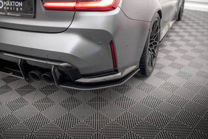Street Pro Diffusor Flaps passend für BMW M3 Limousine / Touring G80 / G81 schwarz matt