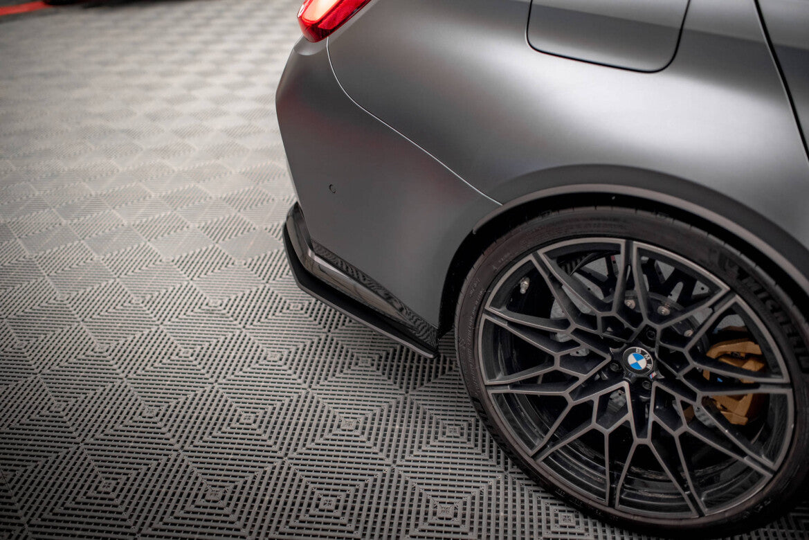 Street Pro Diffusor Flaps passend für BMW M3 Limousine / Touring G80 / G81 schwarz matt