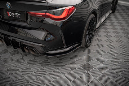 Street Pro Diffusor Flaps passend für BMW M4 G82 schwarz matt