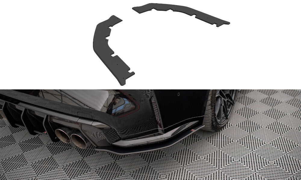 Street Pro Diffusor Flaps passend für BMW M4 G82 schwarz matt