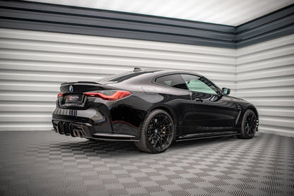 Street Pro Diffusor Flaps passend für BMW M4 G82 schwarz matt
