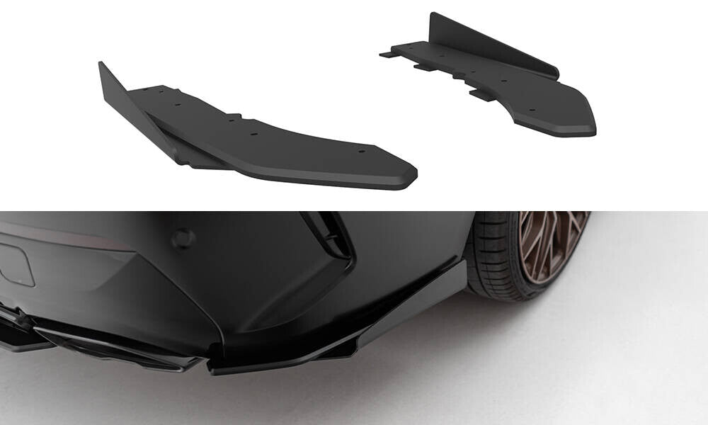 Street Pro Diffusor Flaps passend für BMW M440i G22 / G23 / G22 FL / G23 FL schwarz matt + Hochglanz Flaps
