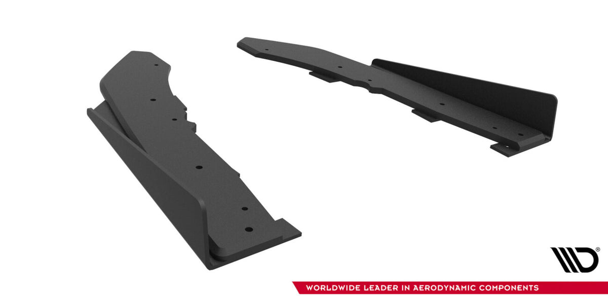 Street Pro Diffusor Flaps passend für BMW M440i G22 / G23 / G22 FL / G23 FL schwarz matt + Hochglanz Flaps