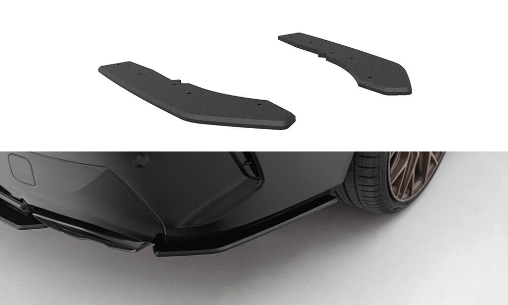 Street Pro Diffusor Flaps passend für BMW M440i G22 / G23 / G22 FL / G23 FL schwarz matt