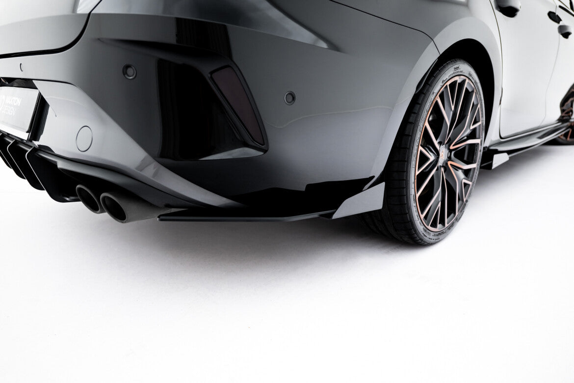 Street Pro Diffusor Flaps passend für CUPRA Leon ST Mk1 FL schwarz matt + Hochglanz Flaps