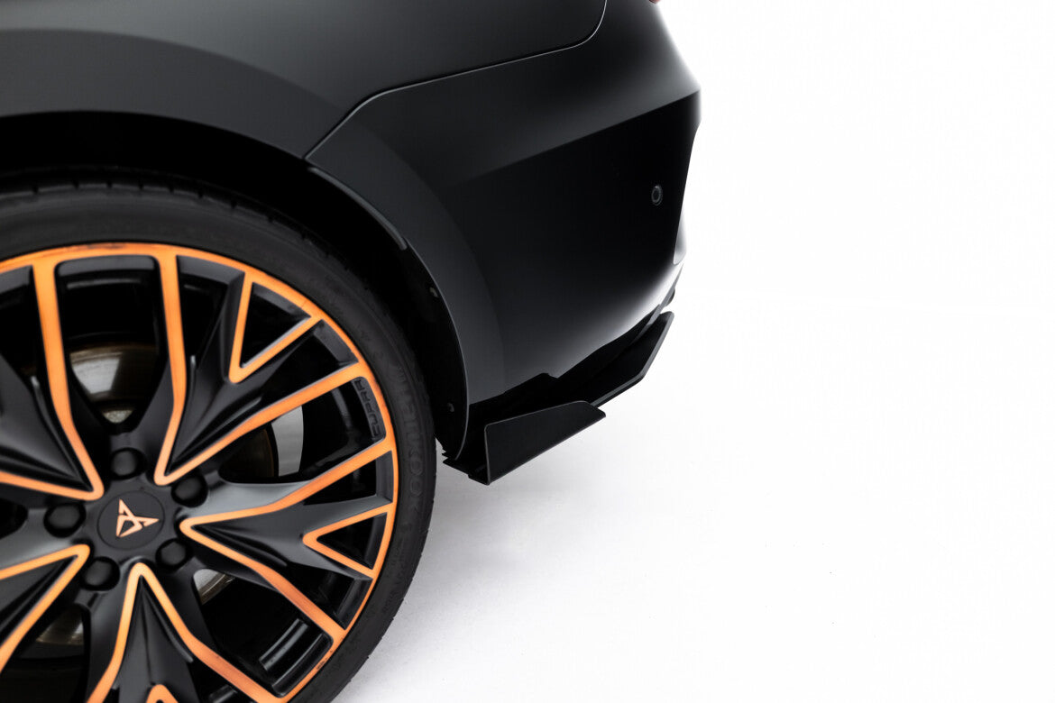 Street Pro Diffusor Flaps passend für CUPRA Leon ST Mk1 FL schwarz matt + Hochglanz Flaps