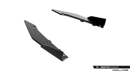Street Pro Diffusor Flaps passend für CUPRA Leon ST Mk1 FL schwarz matt + Hochglanz Flaps