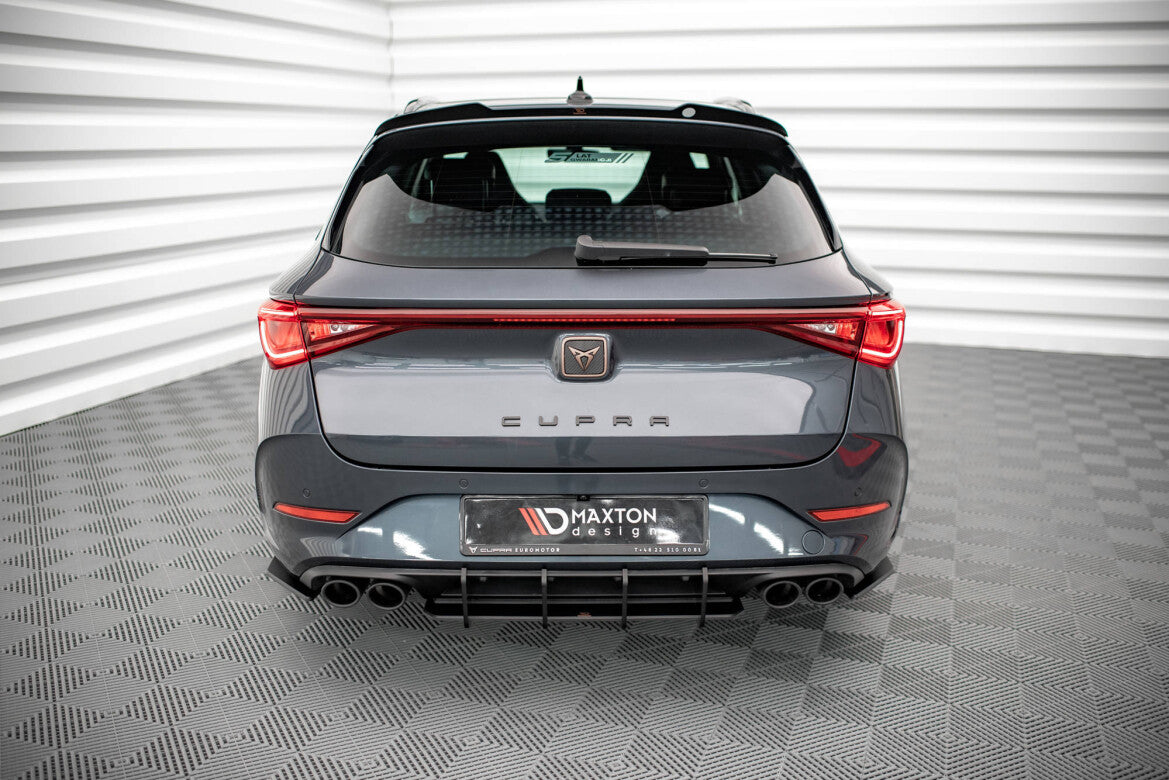 Street Pro Diffusor Flaps passend für CUPRA Leon ST Mk1 schwarz matt
