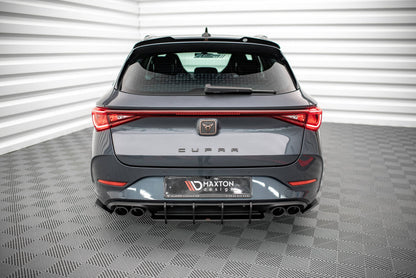 Street Pro Diffusor Flaps passend für CUPRA Leon ST Mk1 schwarz matt