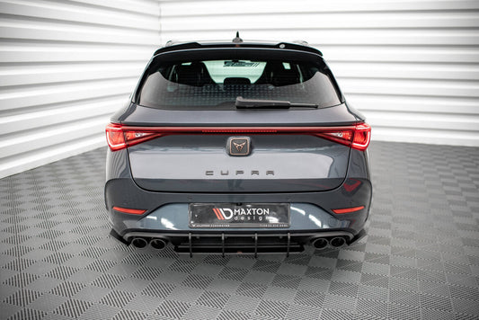 Street Pro Diffusor Flaps passend für CUPRA Leon ST Mk1 schwarz matt