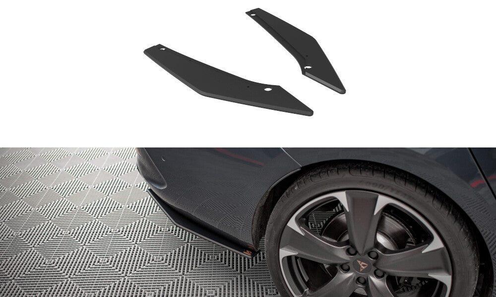 Street Pro Diffusor Flaps passend für CUPRA Leon ST Mk1 schwarz matt