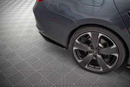 Street Pro Diffusor Flaps passend für CUPRA Leon ST Mk1 schwarz matt