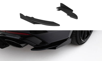 Street Pro Diffusor Flaps passend für Ford Audi RS5 Coupe / Sportback F5 schwarz matt + Hochglanz Flaps
