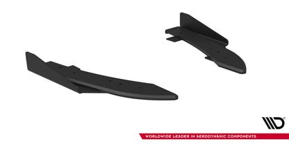 Street Pro Diffusor Flaps passend für Ford Audi RS5 Coupe / Sportback F5 schwarz matt + Hochglanz Flaps