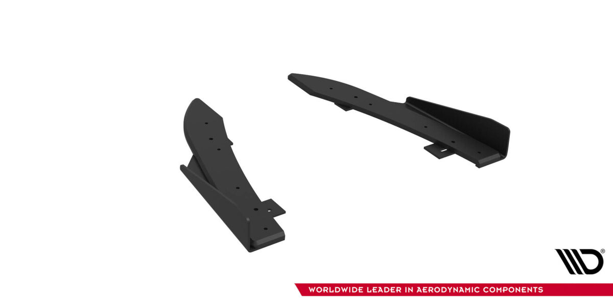 Street Pro Diffusor Flaps passend für Ford Audi RS5 Coupe / Sportback F5 schwarz matt + Hochglanz Flaps