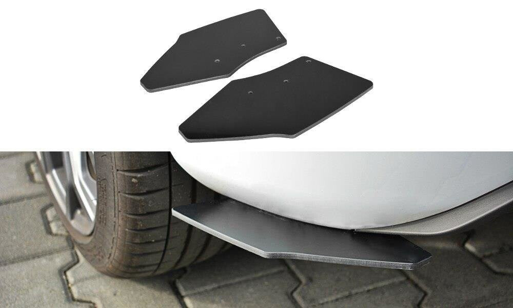 Street Pro Diffusor Flaps passend für Ford Fiesta Mk8 ST-Line schwarz matt