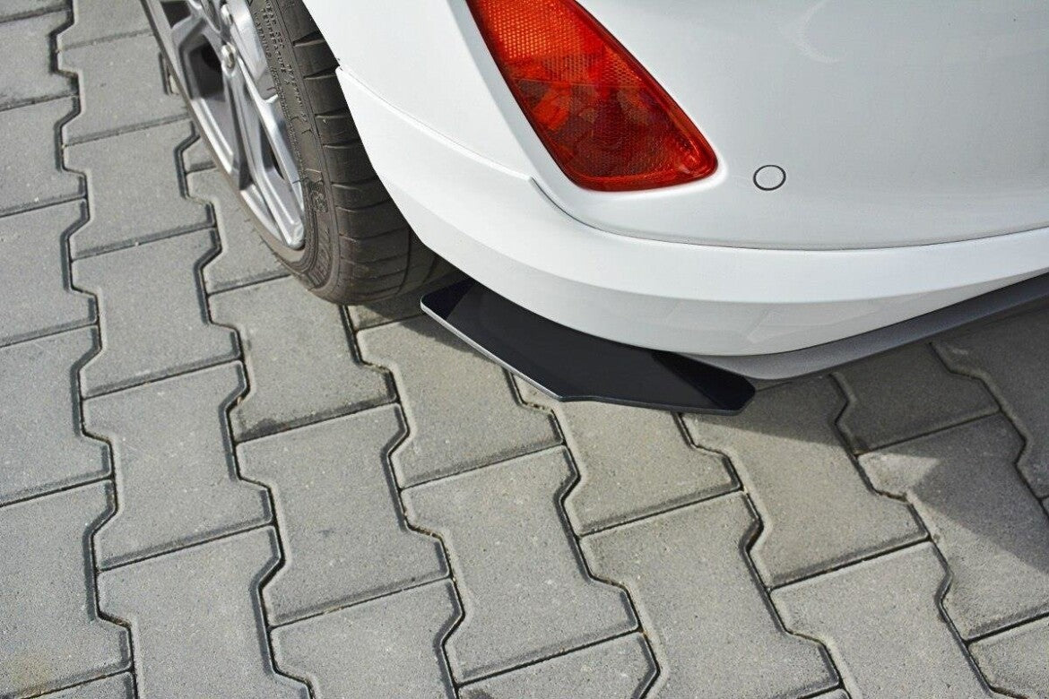 Street Pro Diffusor Flaps passend für Ford Fiesta Mk8 ST-Line schwarz matt